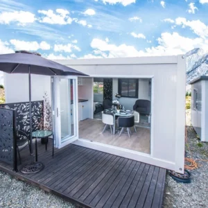 Casa pré-fabricada modular em contêiner