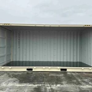 Contêiner marítimo High Cube com abertura lateral 20 pés
