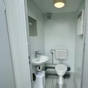 Double sanitary container 2.4 x 1.5 m – Separate toilet + urinal