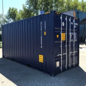 Contentor de 20 pés High Cube com piso em aço